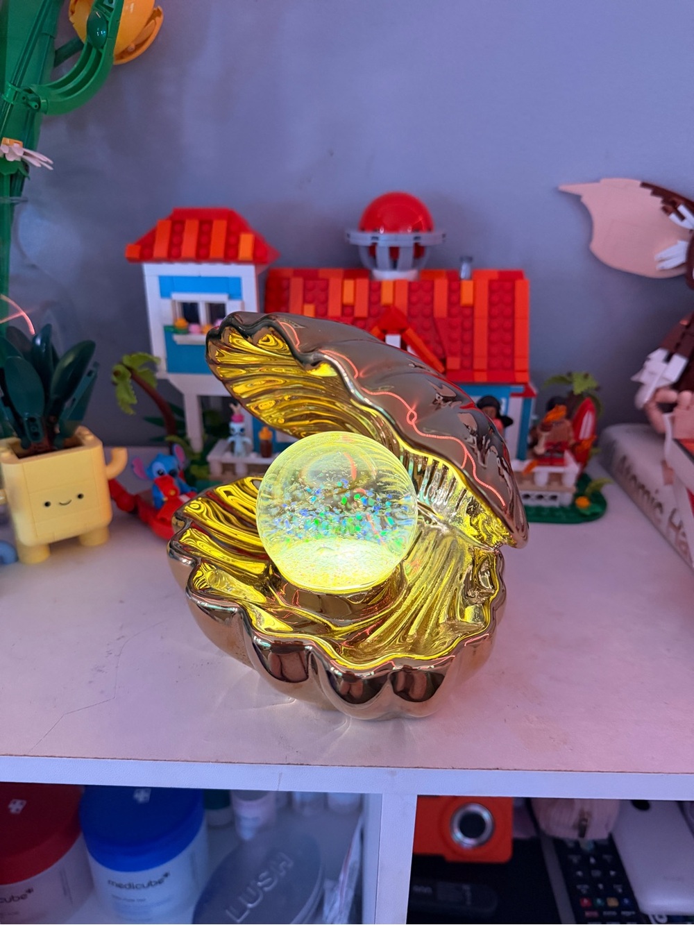 Golden Shell LED Decorative Pearl Light - Picture 4 of 5